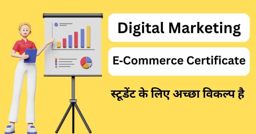 Digital Marketing & E‑Commerce Certificate